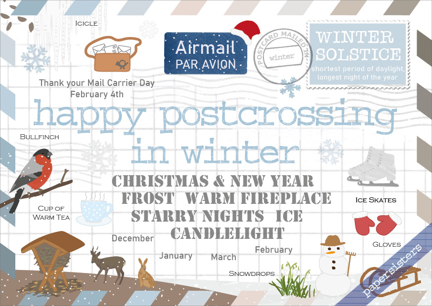 papersisters-Happy-Postcrossing-winter-HPC-Winter-postcard-Postkarte