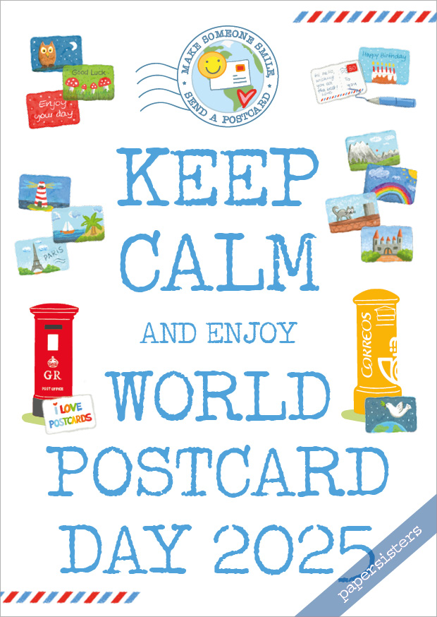 Keep calm enjoy World Postcard Day 2025 Keep calm enjoy World Postcard Day 2025