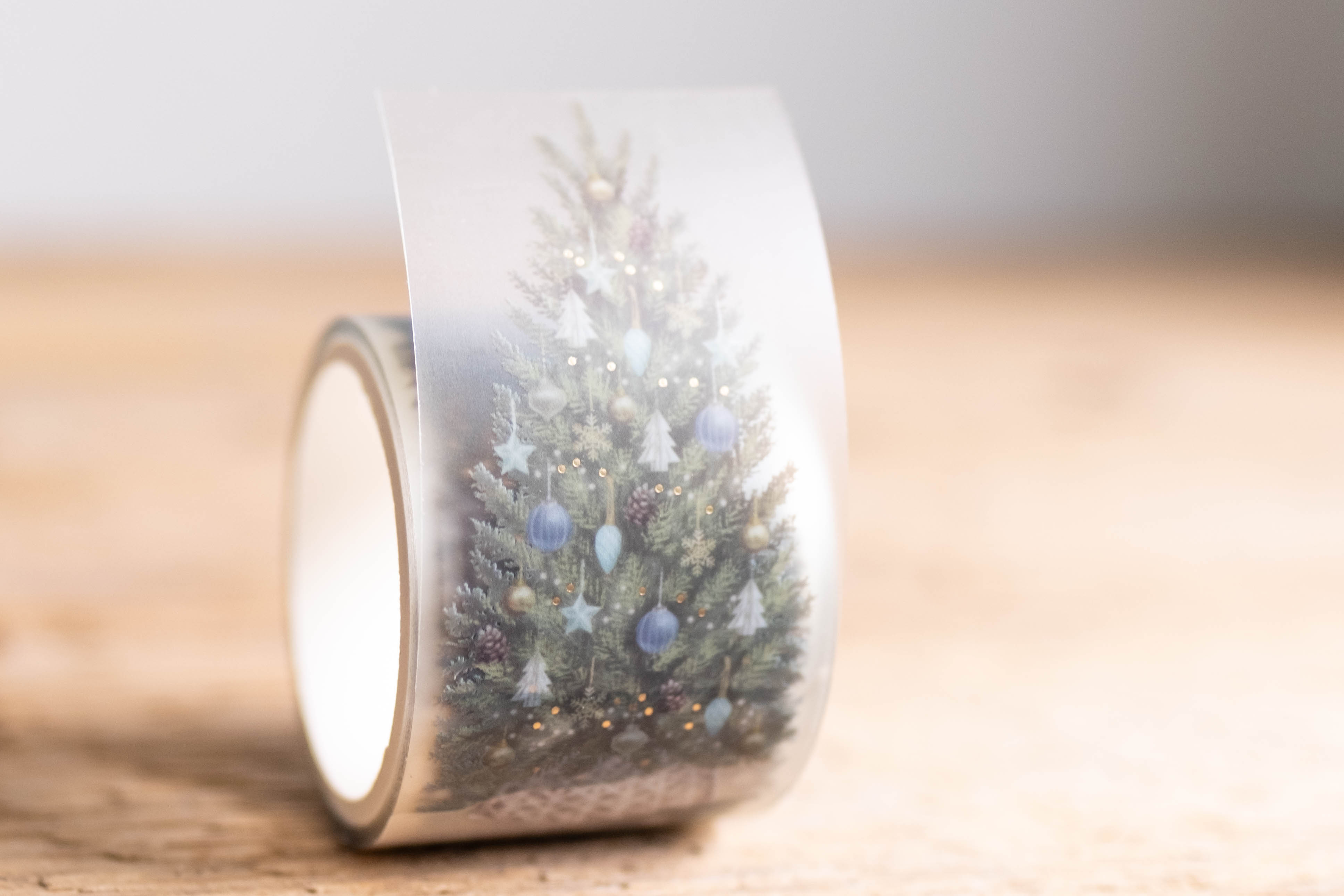 Transparent Tape Film Christmas Tree