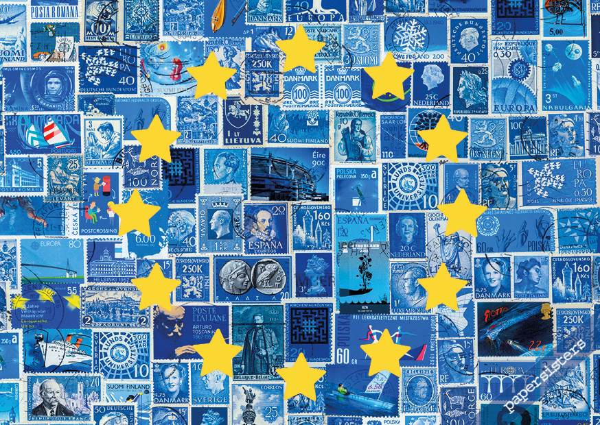 Europe Stamp Flag