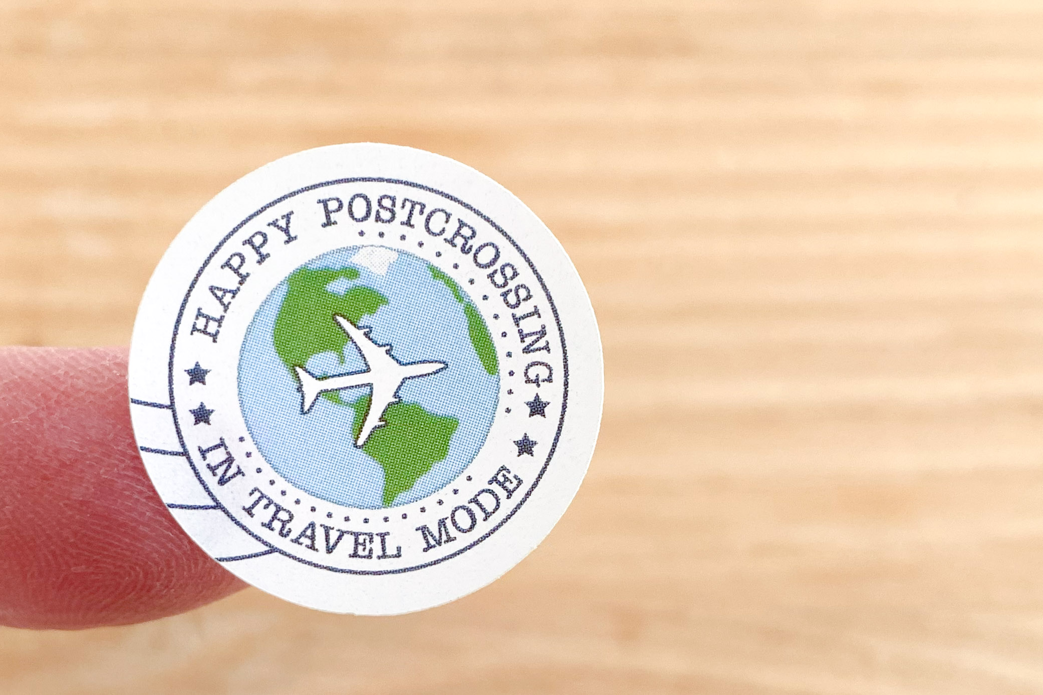 Travel Mode Postmarks Sticker Set