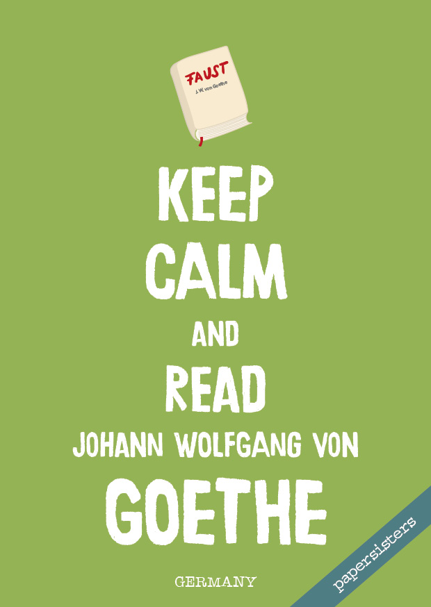 Keep calm Goethe - No.5