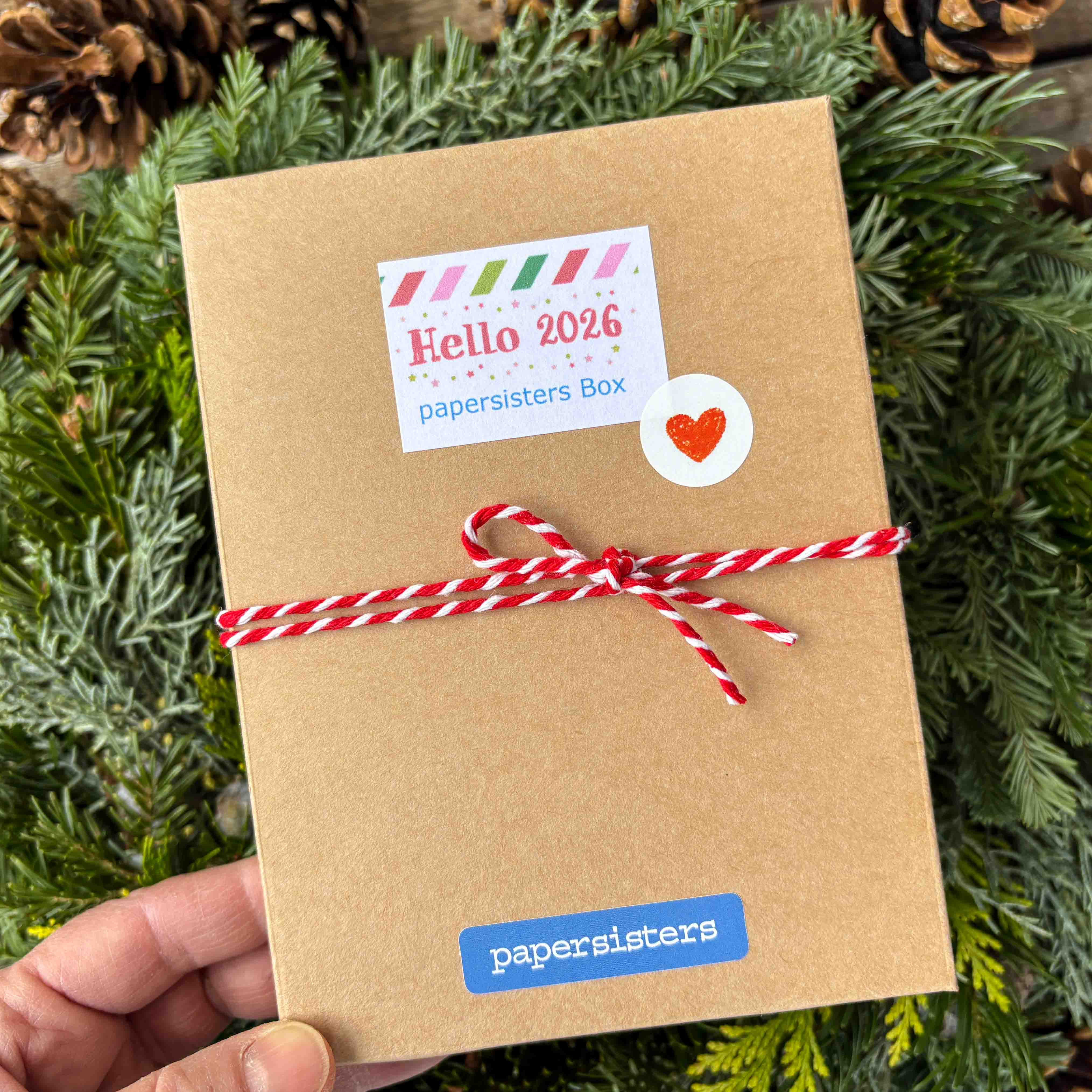 "Hello 2026" papersisters Box 
