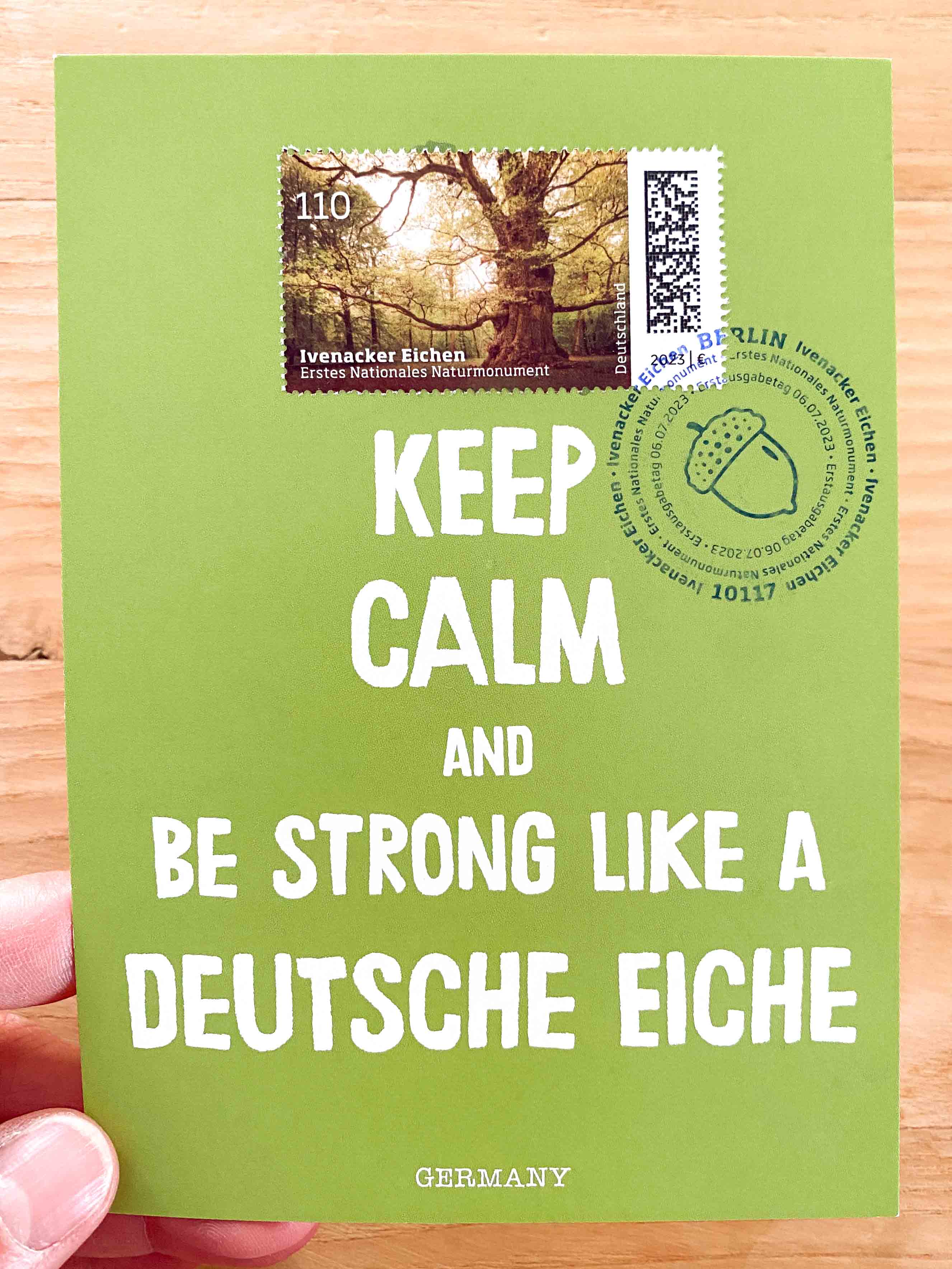 Maximum Postcard Eiche - Oak