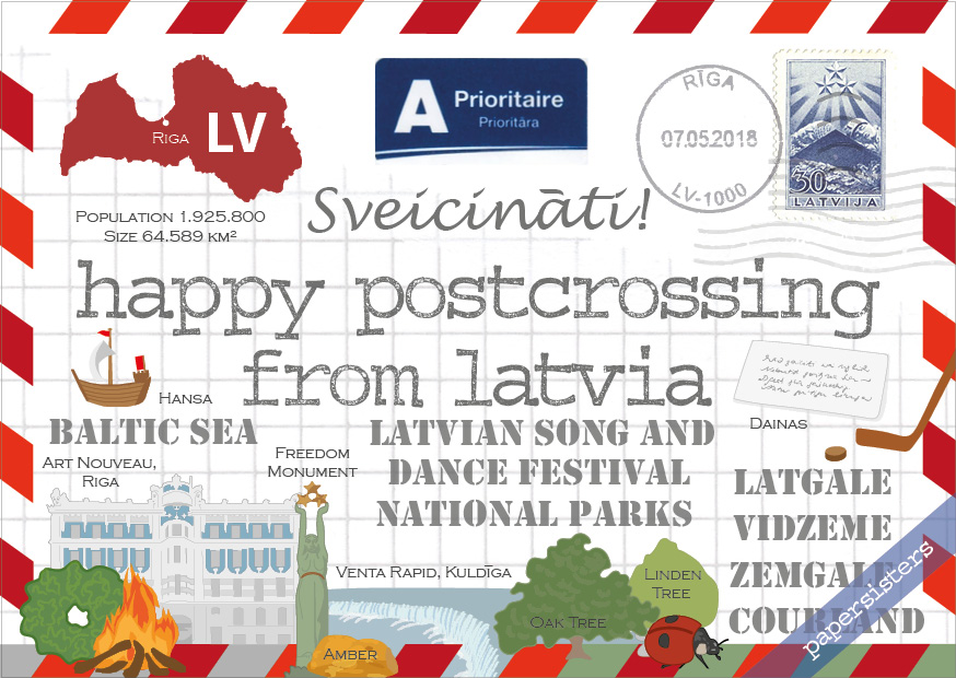 Happy Postcrossing LV