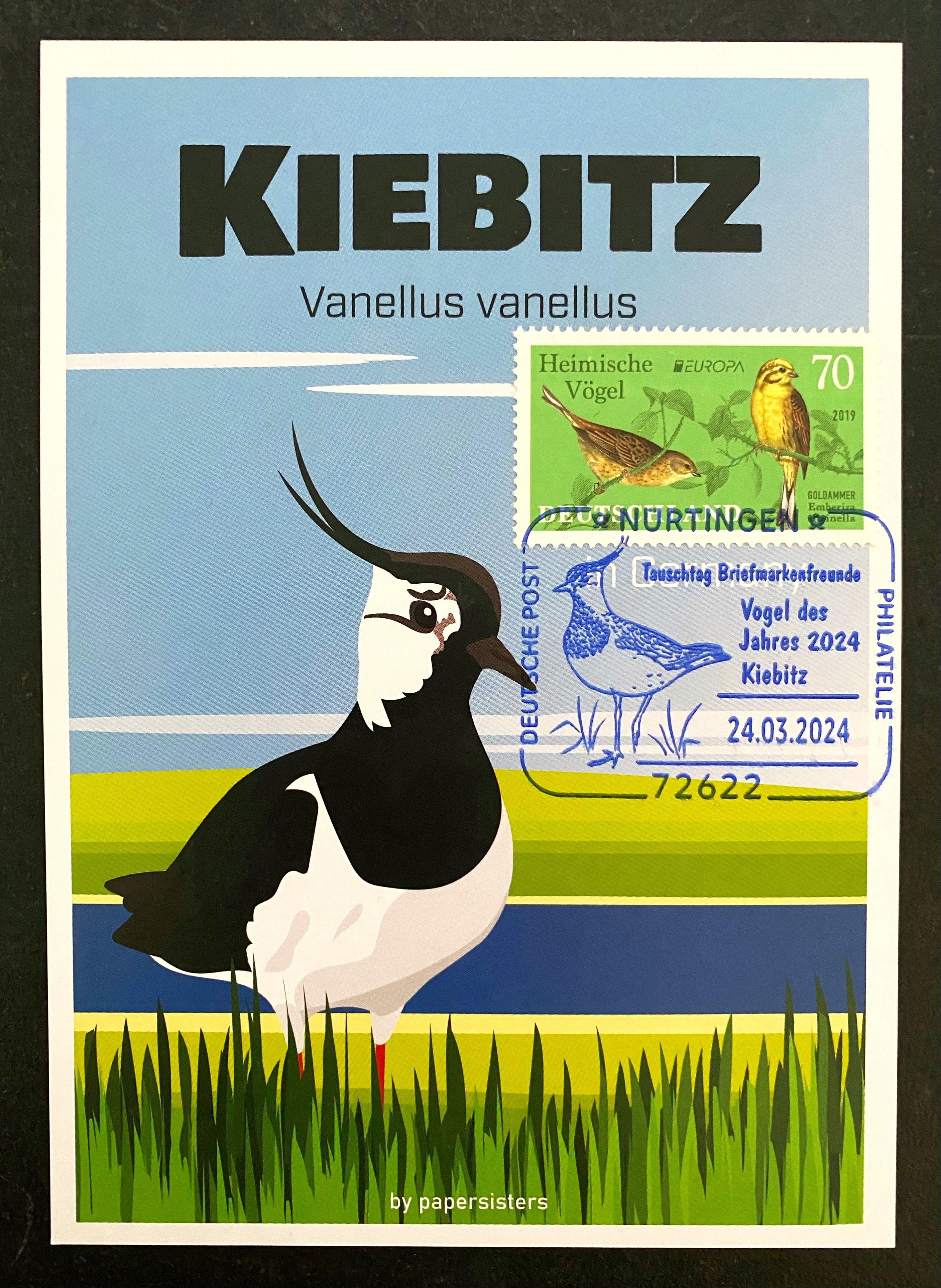 Maximumkarte Kiebitz 2. Version