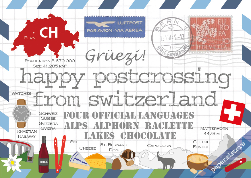 Happy Postcrossing CH 2nd Edition