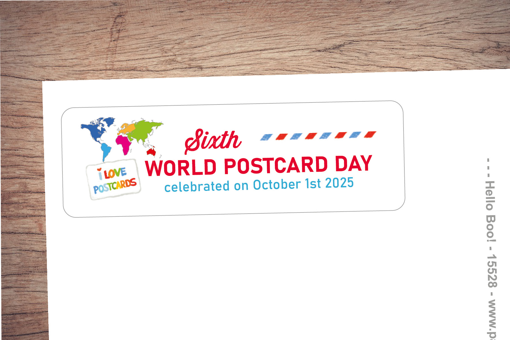 World Postcard Day 2025 Sticker Set World Postcard Day 2025 Sticker Set