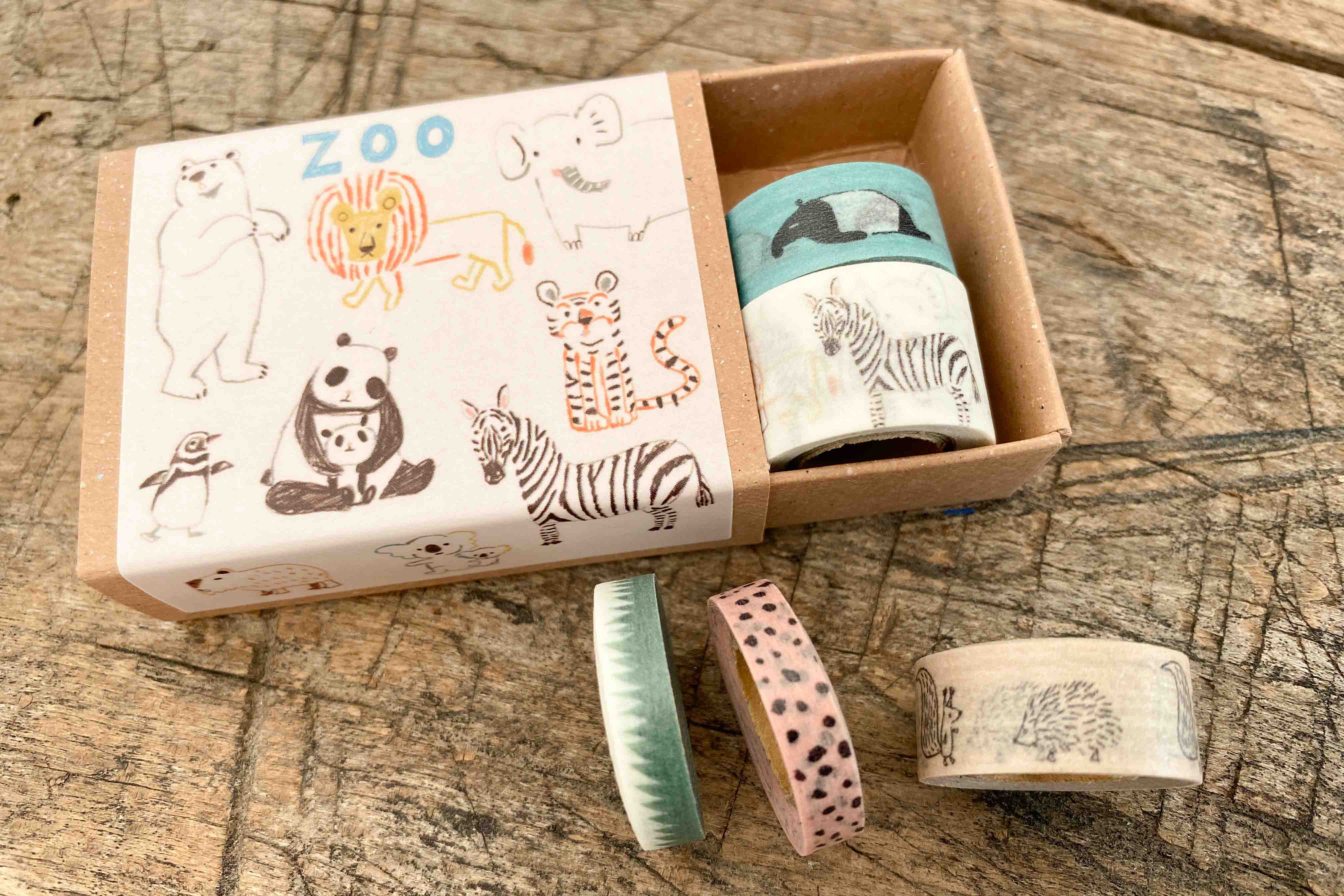 Masking Tape Petit Box Zoo