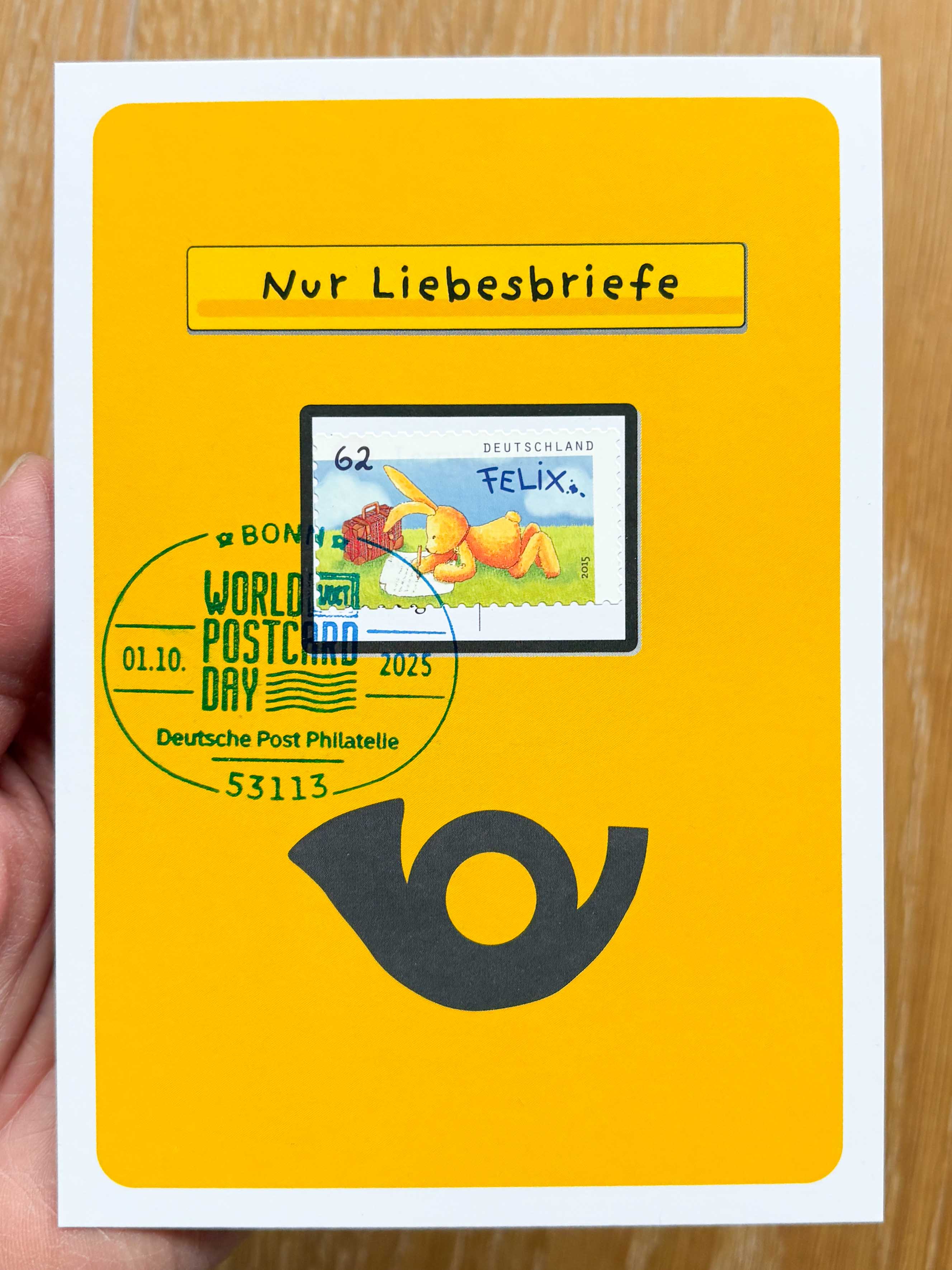 Maximumkarte World Postcard Day 2025 