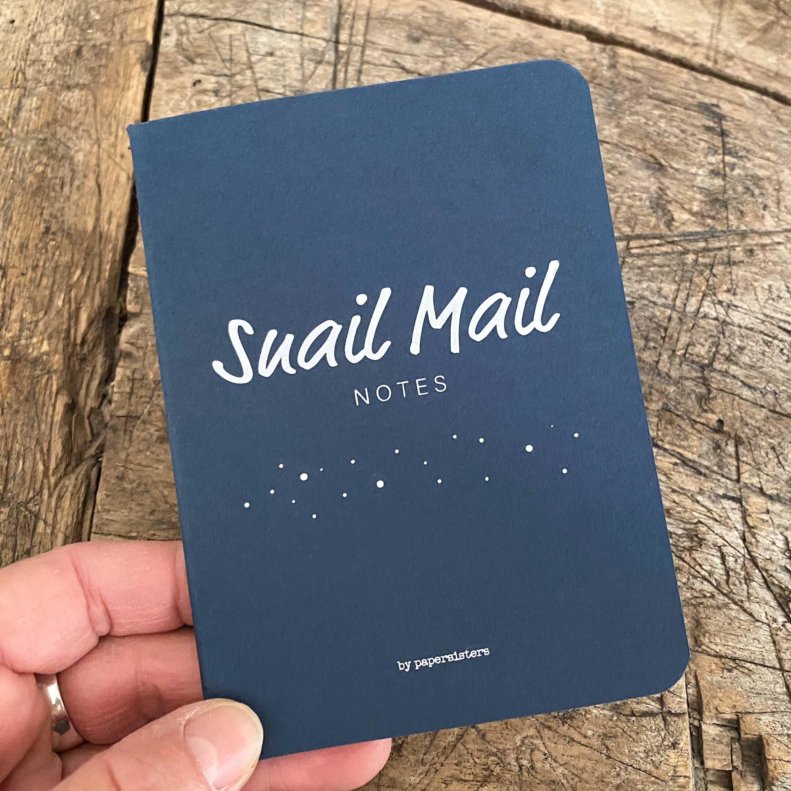 "Snail Mail Notes" Notebook by papersisters