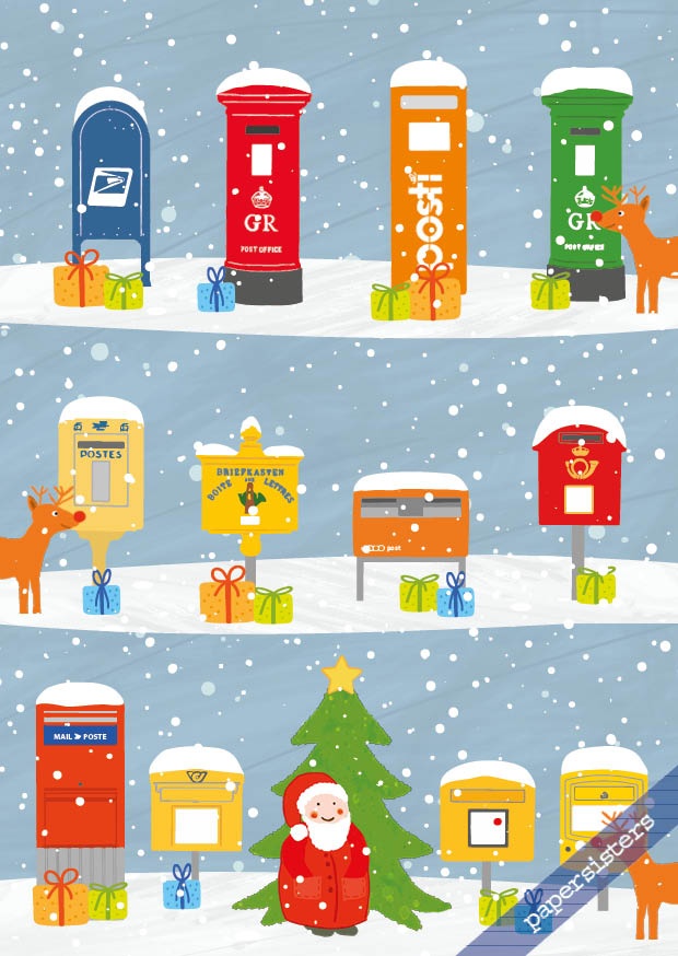 Reindeer Mailboxes