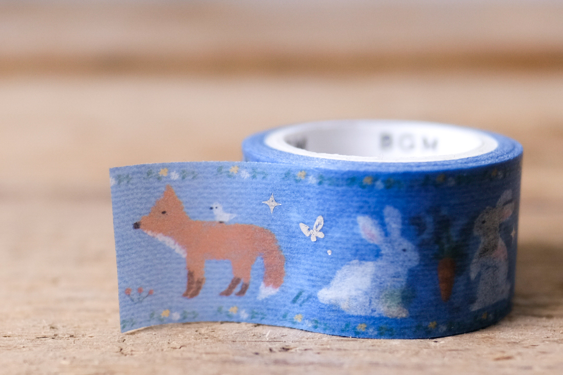 Masking Tape Glitter Ranch Tales