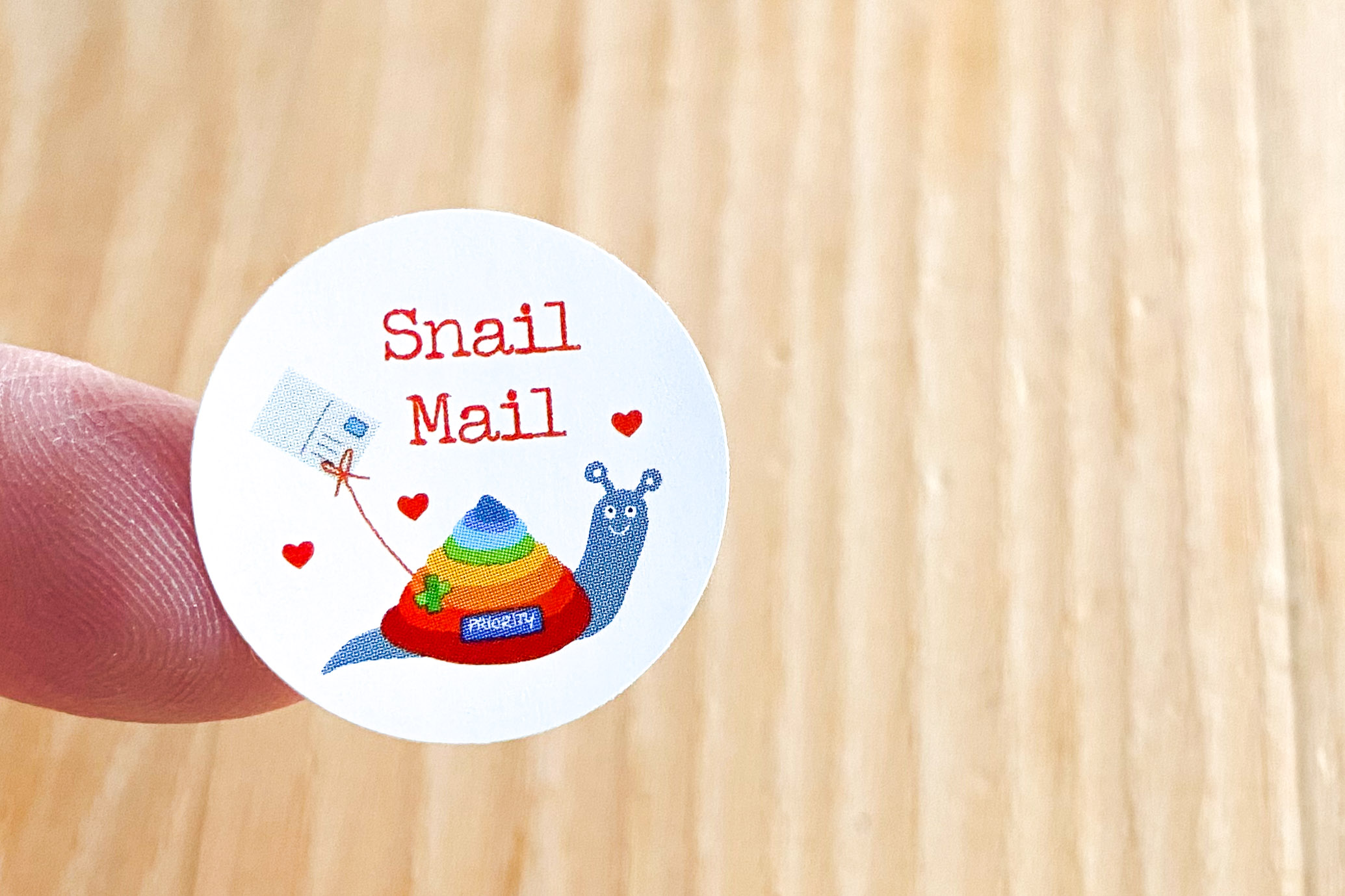 Snail Mail Sticker Set 50 pieces