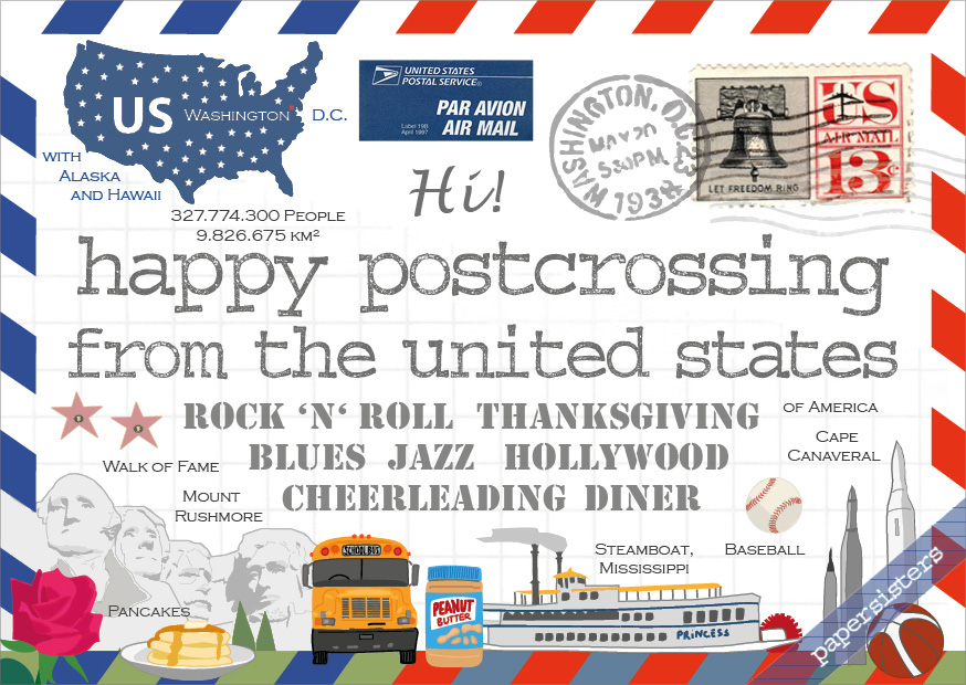 Happy Postcrossing US 3rd Edition
