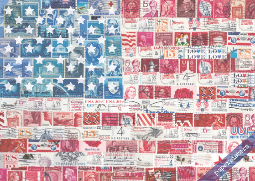 US Stamp Flag