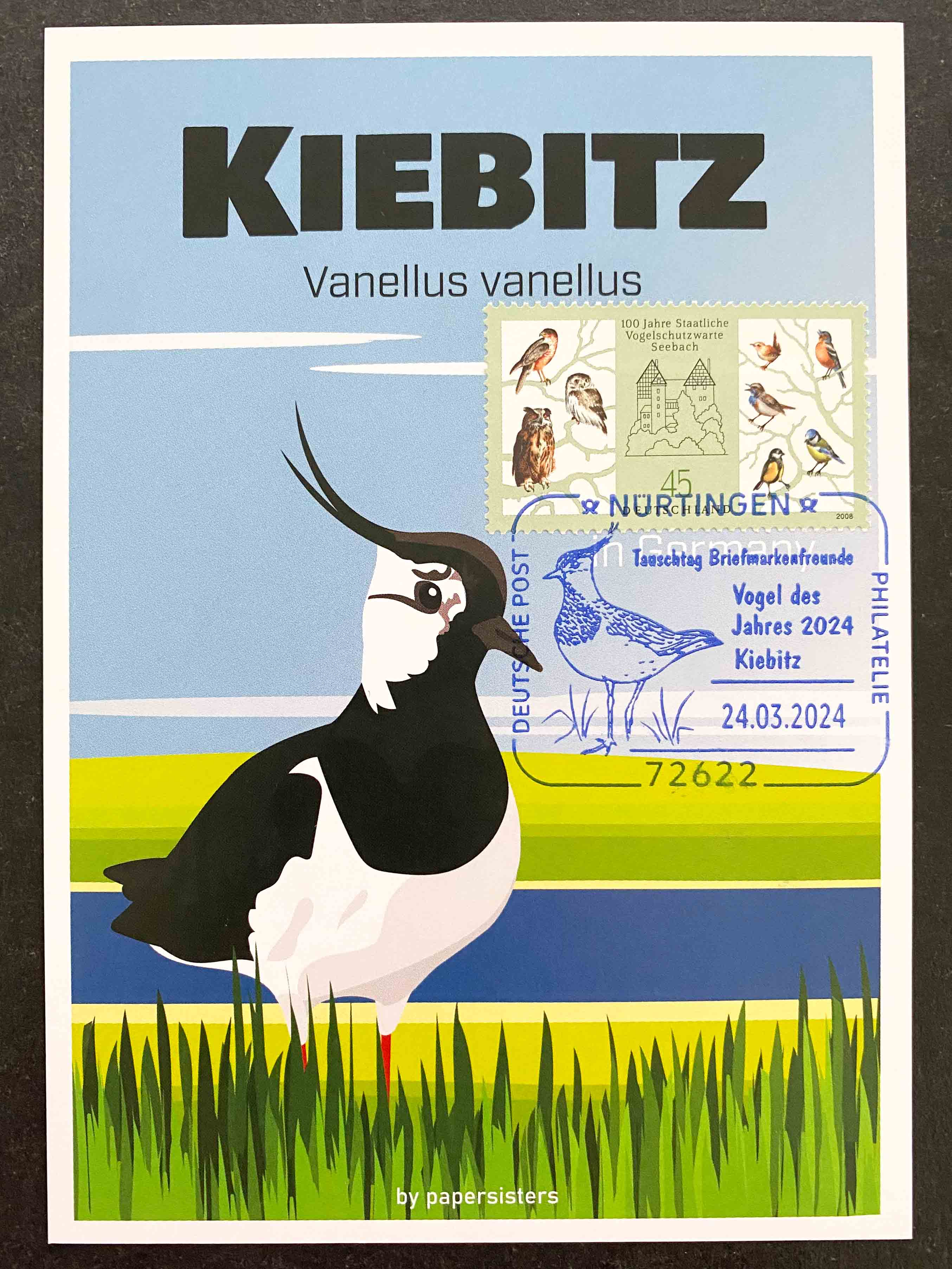 Maximum Postcard Kiebitz