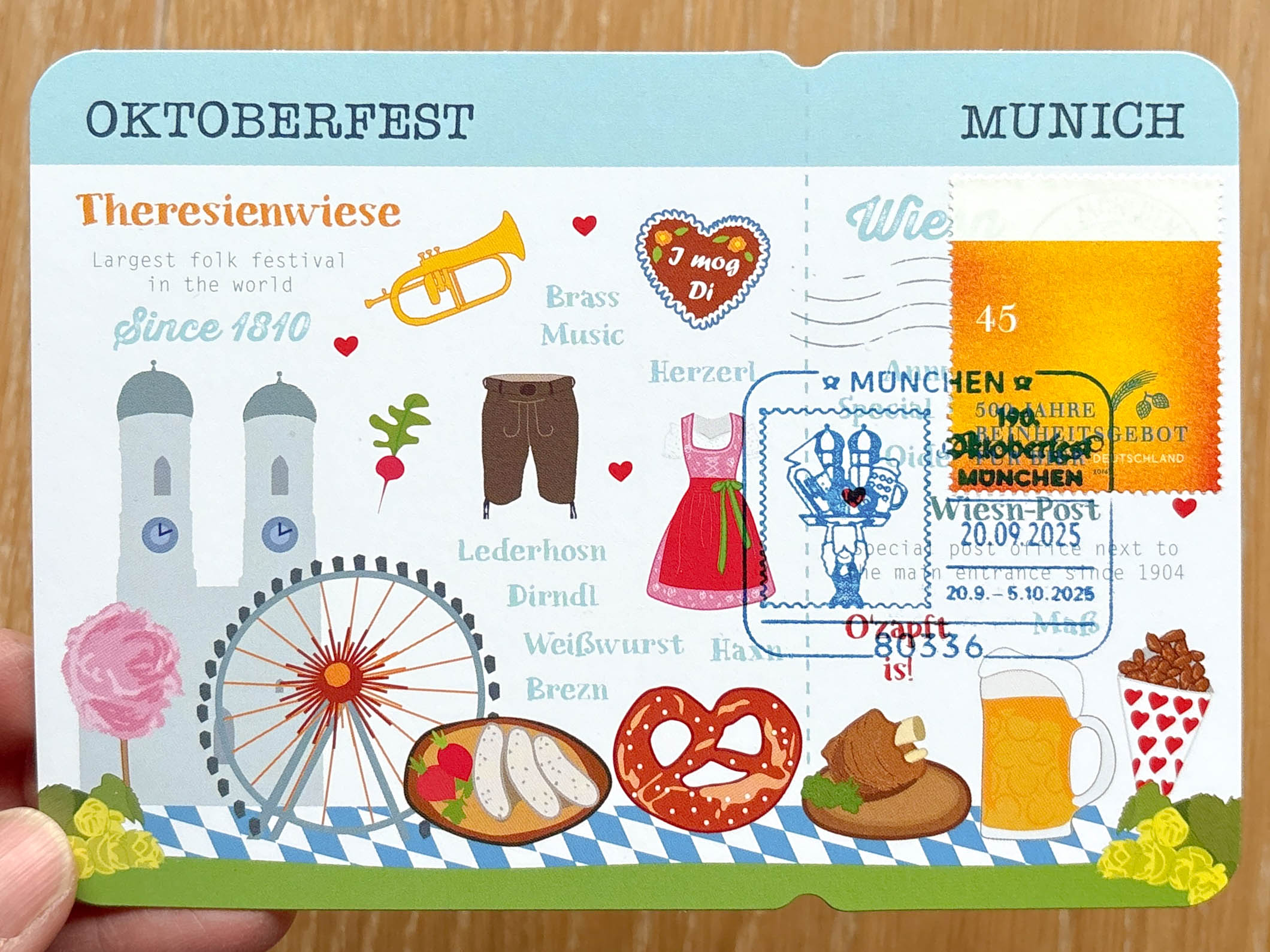 Maximumkarte Oktoberfest 2025