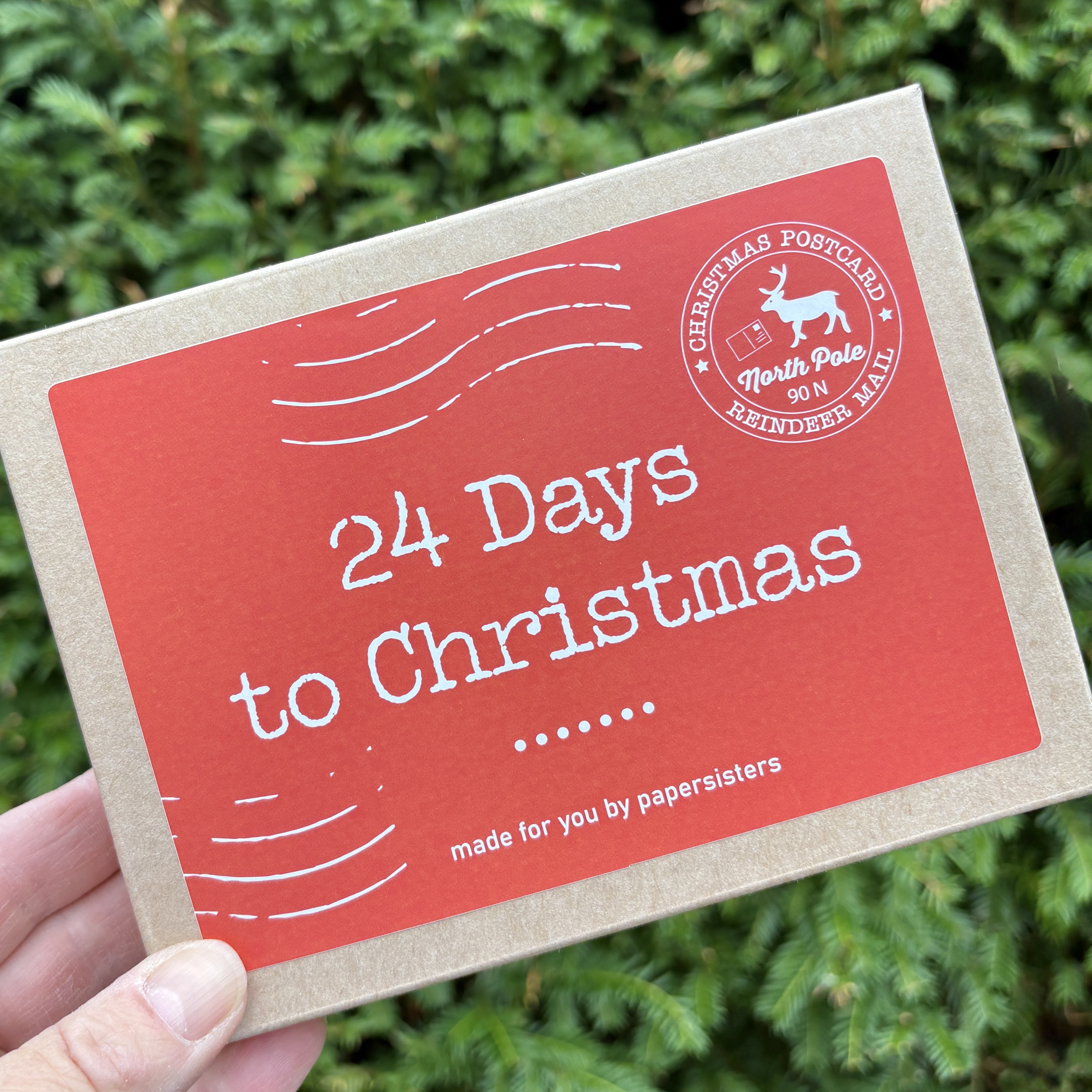 papersisters '24 Days to Christmas' Postcards & Pen Adventskalender 2026