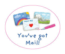 S* Sticker You've got Mail oval 5er