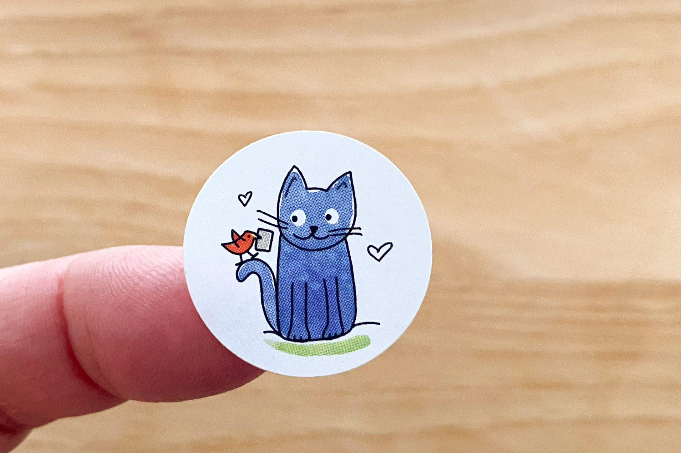 Happy Cat Sticker Set 