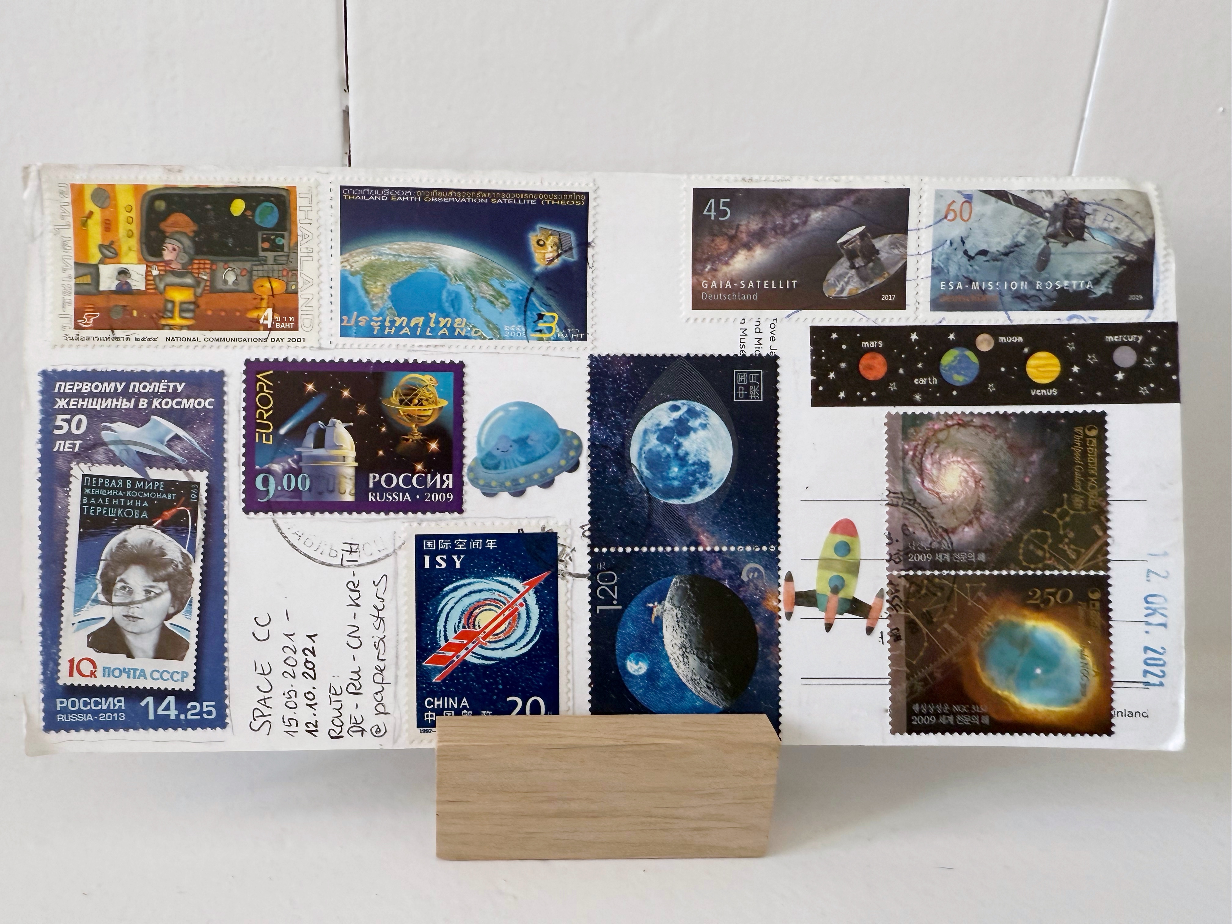 Chaincards - Postkarten reisen um die Welt und werden zu Kostbarkeiten