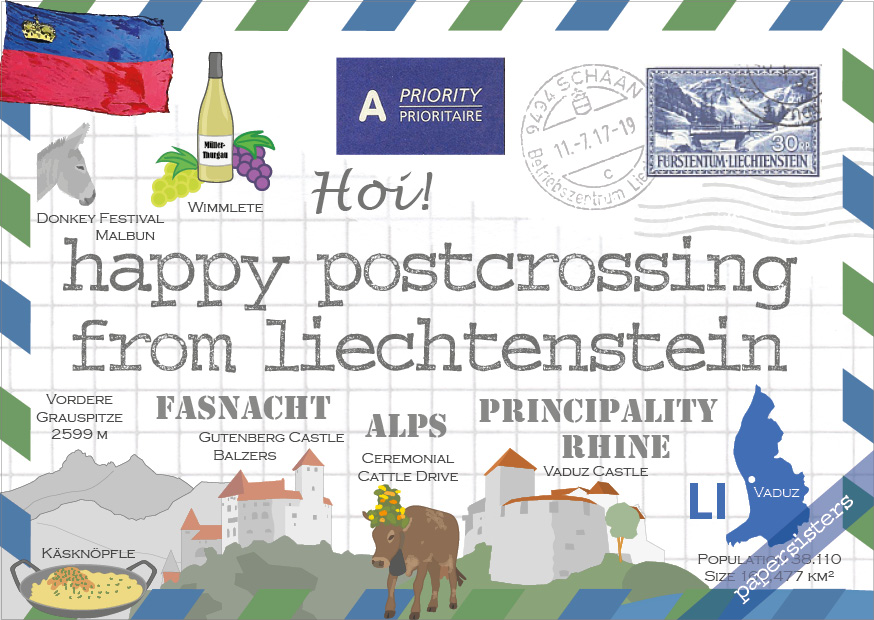 papersisters-postcard-Happy-Postcrossing-from-Liechtenstein-HPC-LITaBGeSTEqDife Happy Postcrossing LI