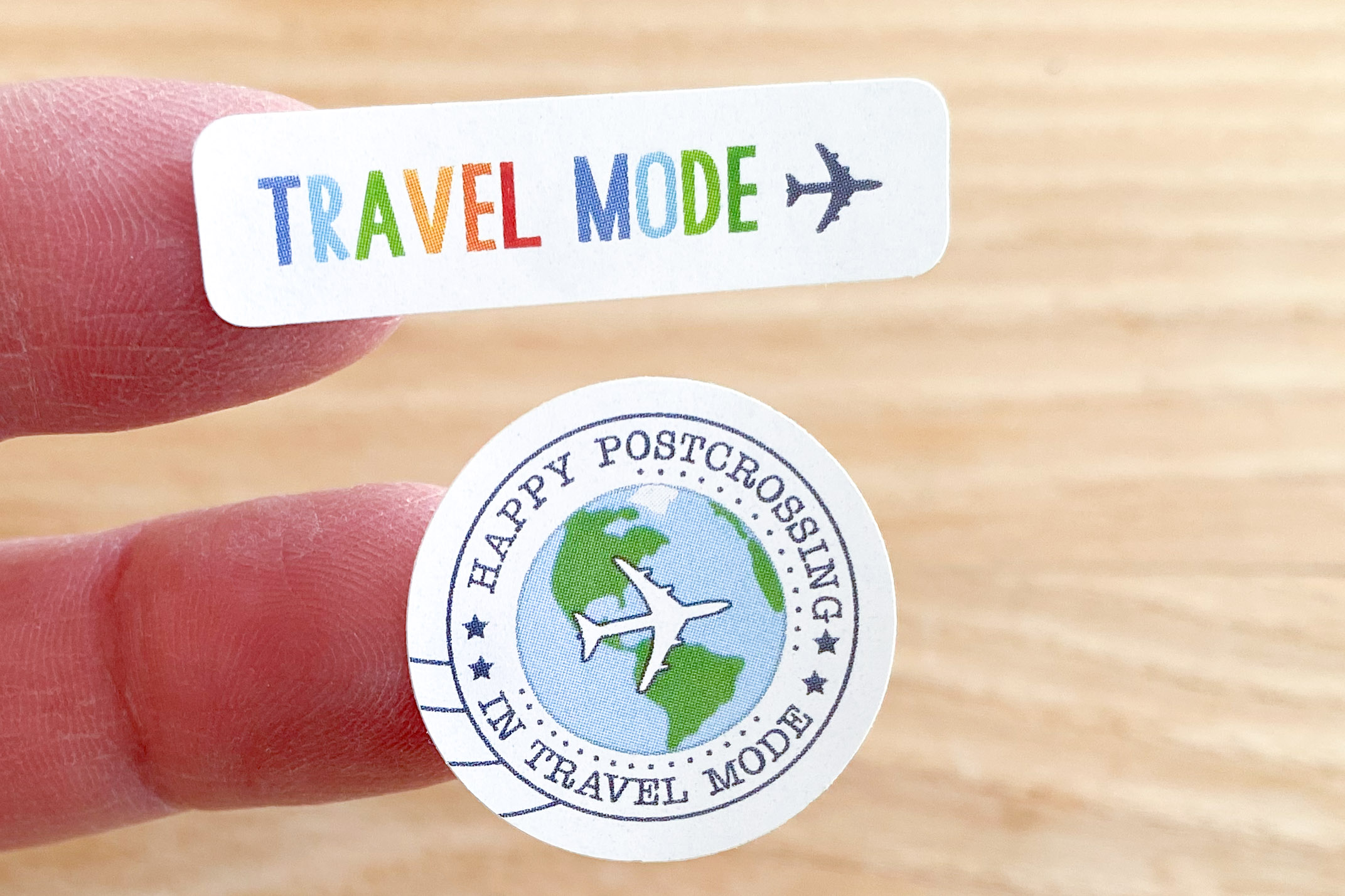 Travel Mode Selection Sticker Set 