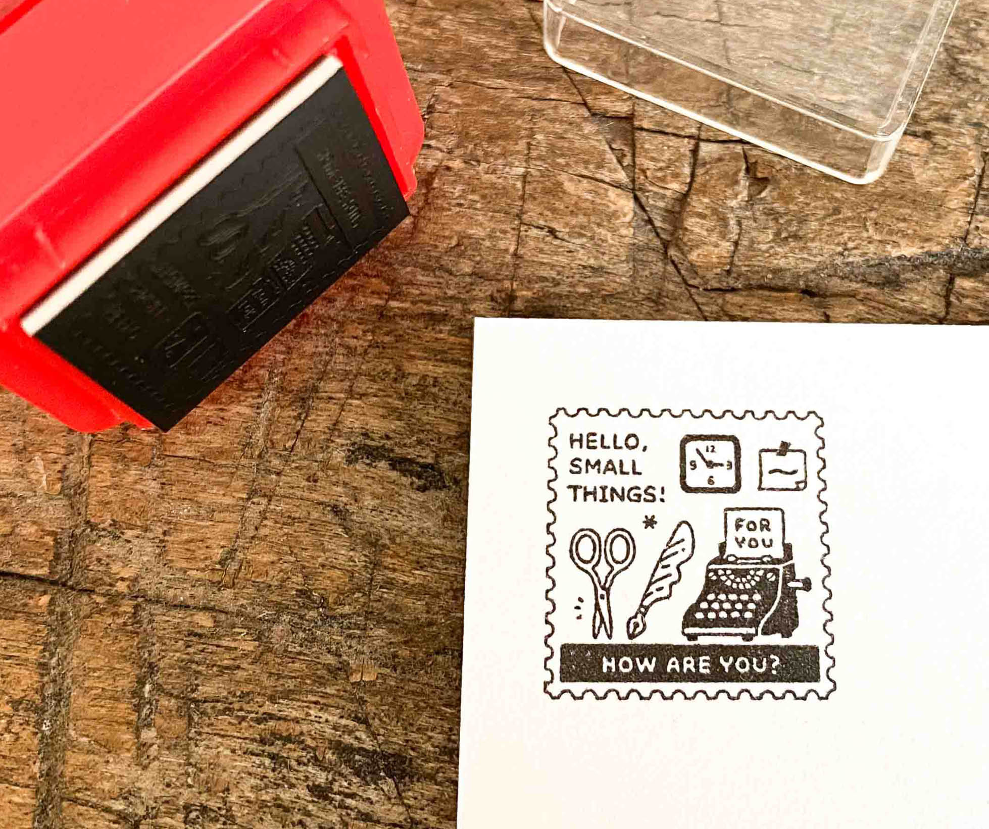 "My Desk" Pre-inked stamp