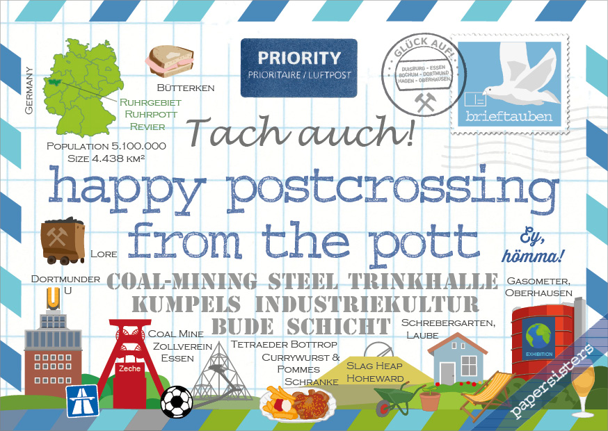 Happy Postcrossing Pott