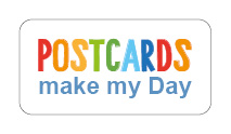 Sticker Postcards make my Day 30x15 5er
