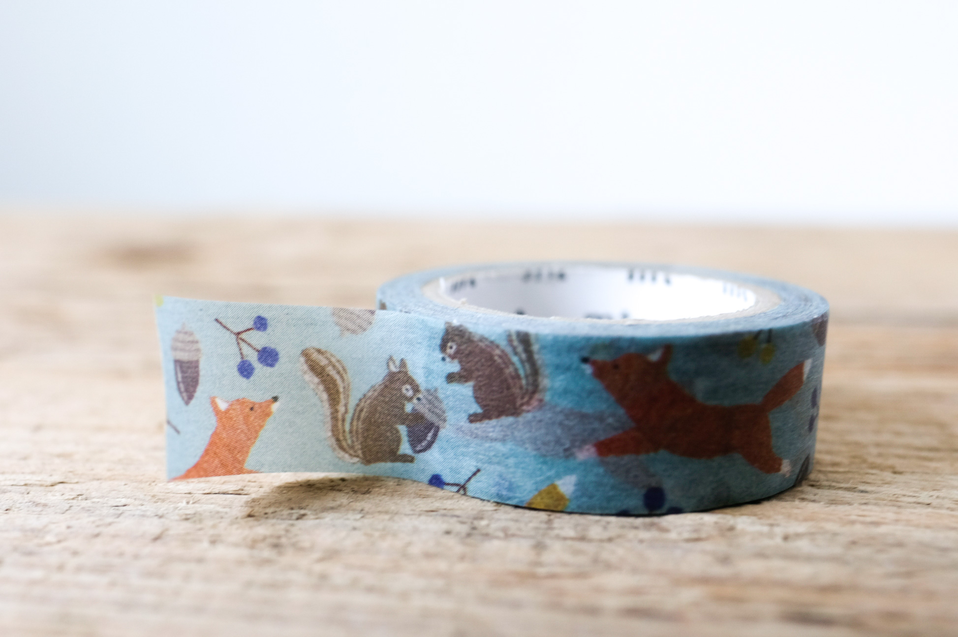mt masking tape ex embroidery fox and squirrel