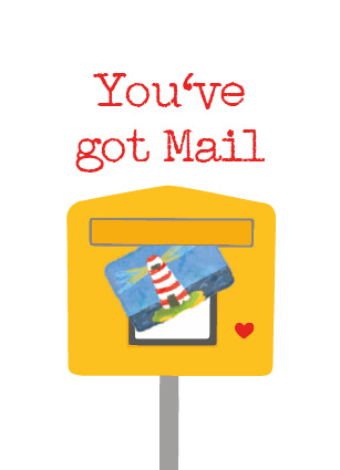 S* Sticker You've got Mail 20x30 5er