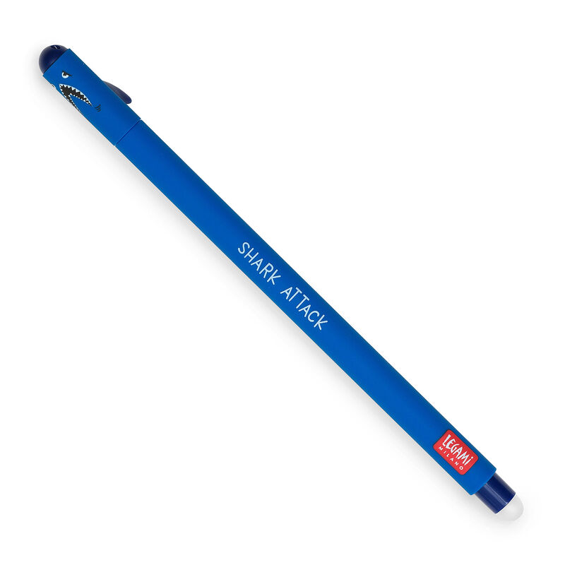 SHARK erasable pen blue