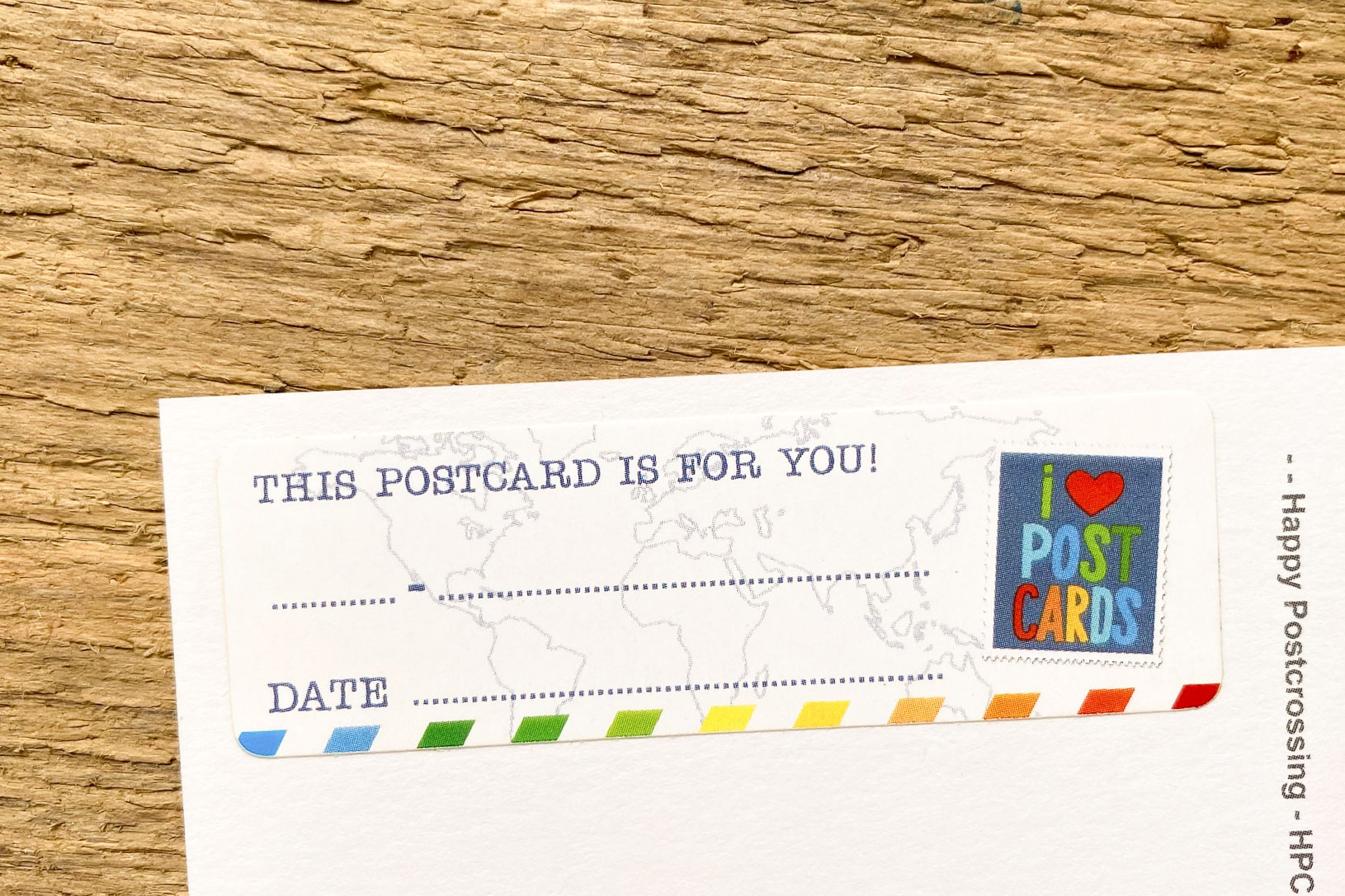 ID Stickers for Postcards