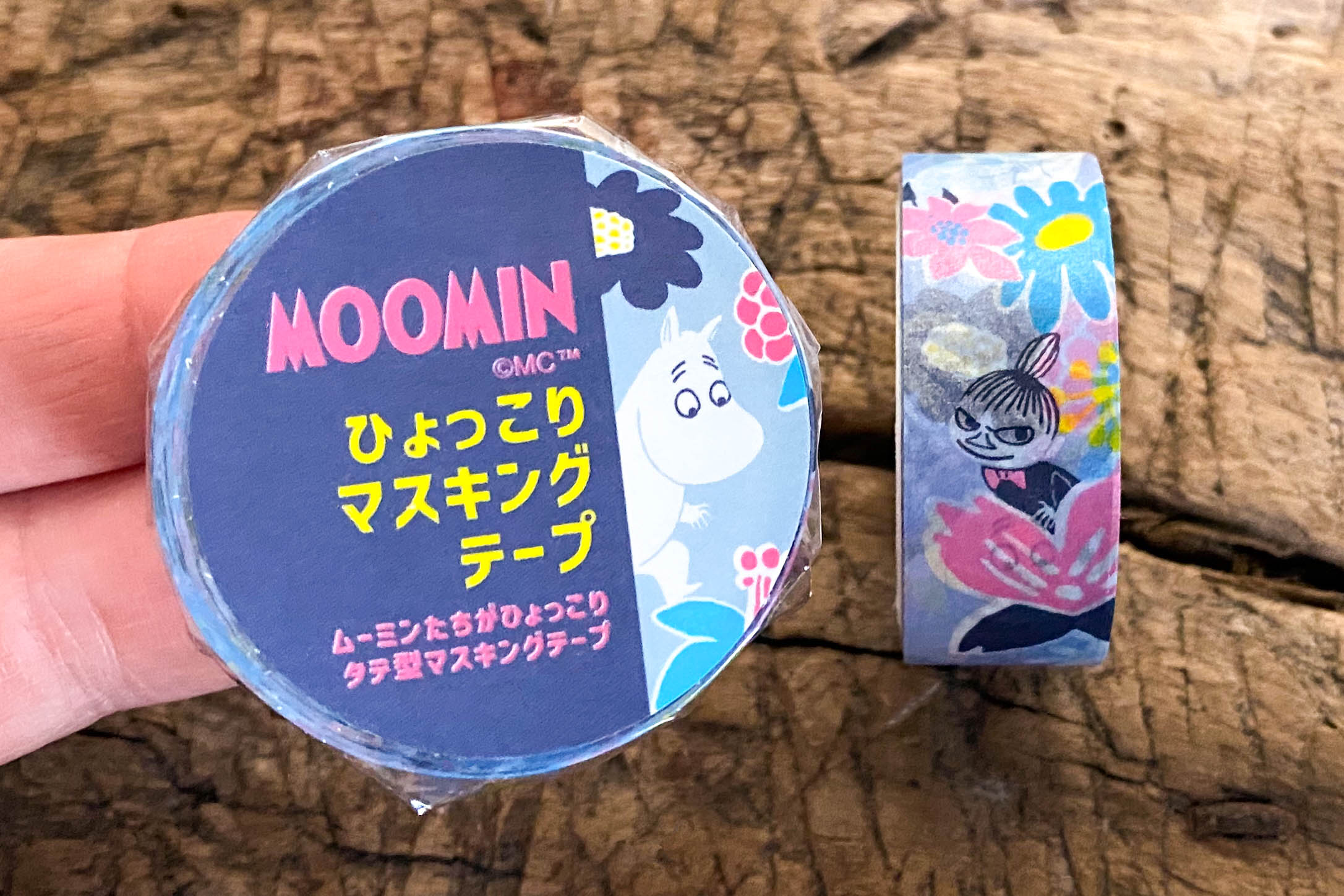 The Moomins Masking Tape Flower Blue