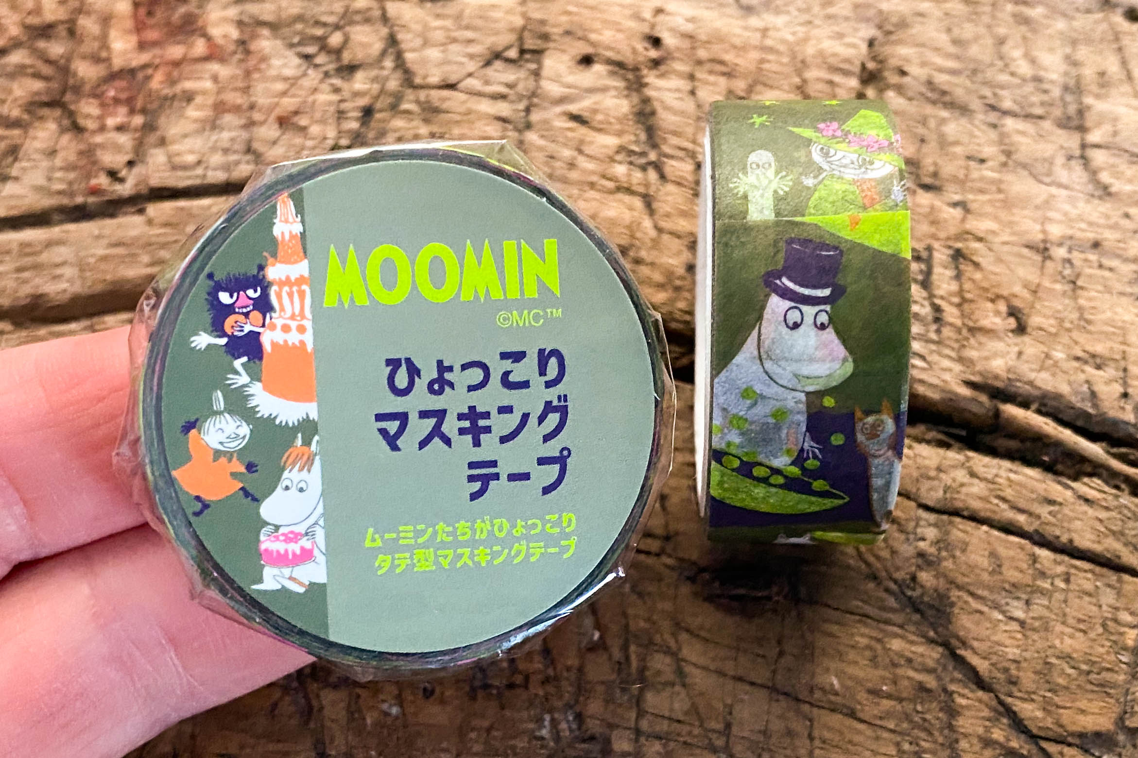 The Moomins Masking Tape Cake Green