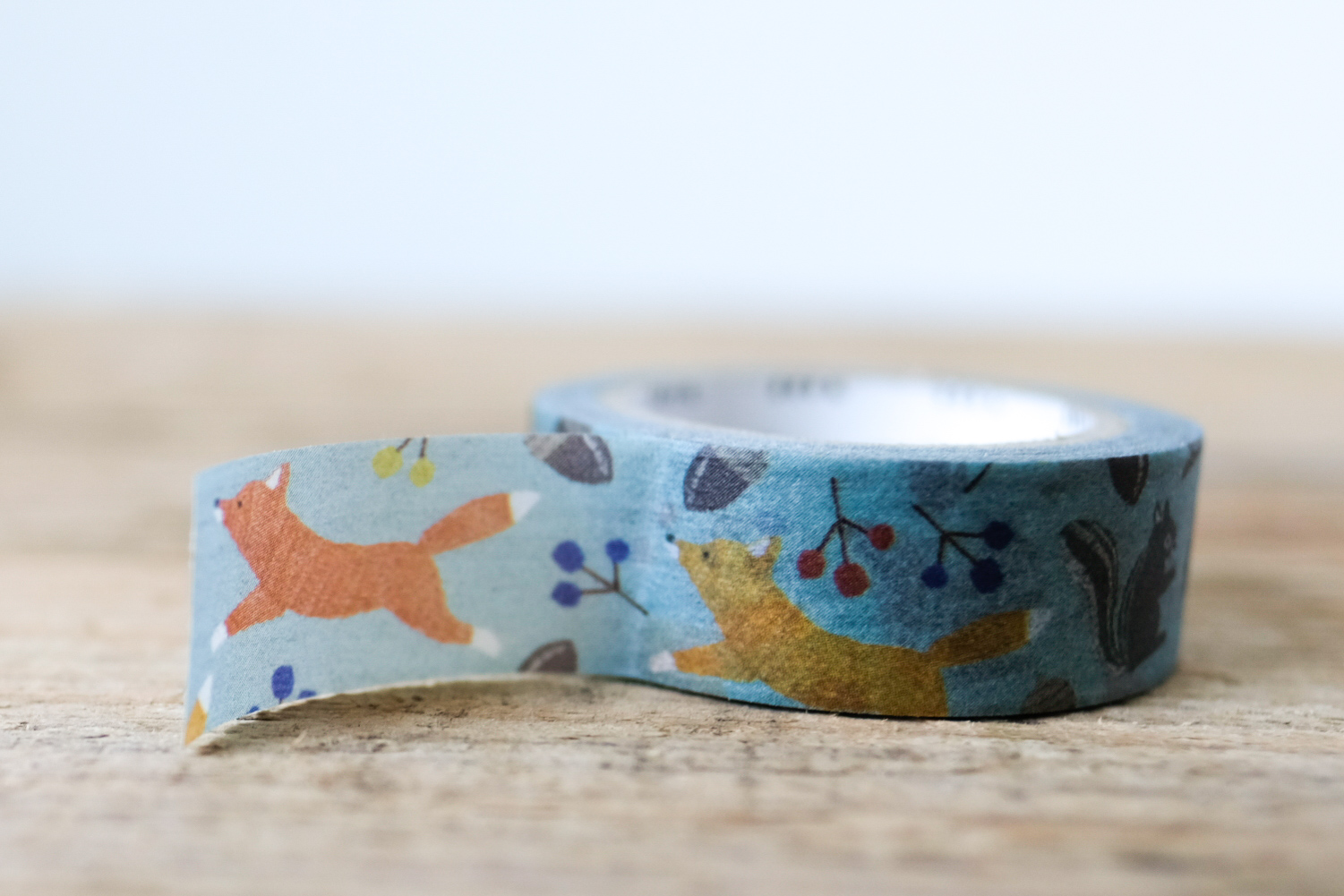 mt masking tape ex embroidery fox and squirrel