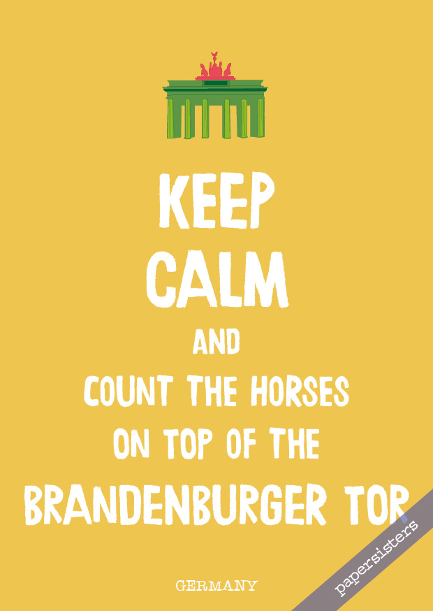 Keep calm Brandenburger Tor - No.2
