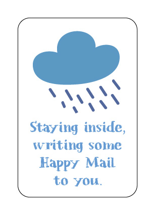 S* Sticker Rain 20x30 5er