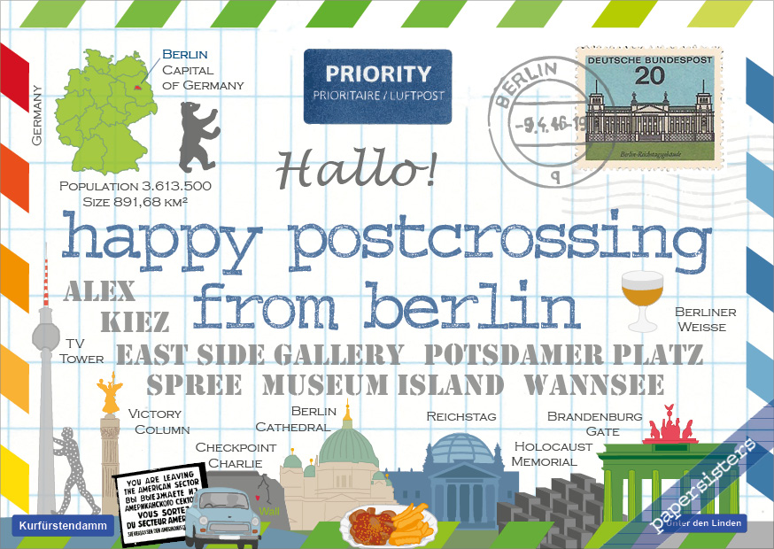 Happy Postcrossing Berlin 2nd Edition