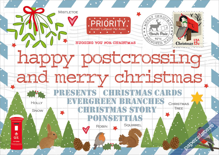 papersisters-Happy-Postcrossing-Merry-Christmas-II-HPC-postcard-Postkarte