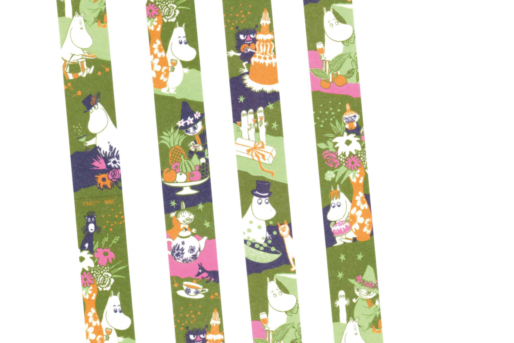 The Moomins Masking Tape Cake Green