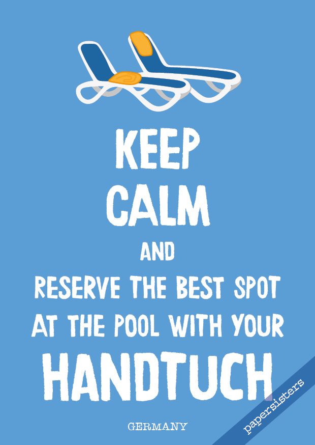 Keep calm Handtuch  - No.21