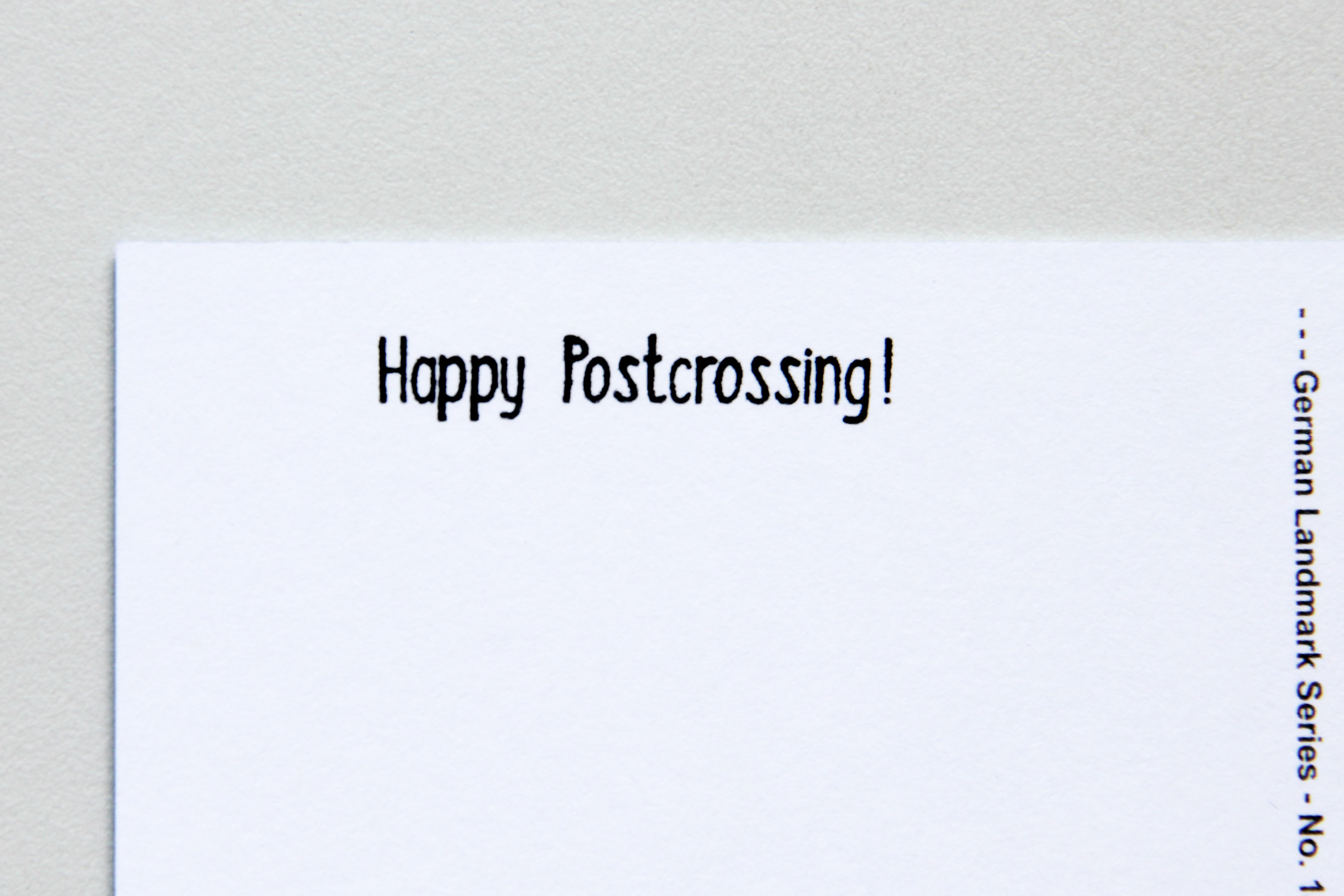 Happy Postcrossing!