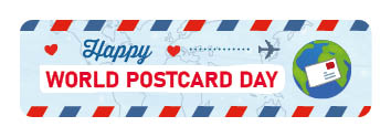 S* Sticker Happy World Postcard Day 5er