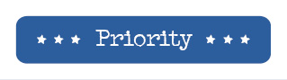 S* Sticker Priority and Stars slim 5er