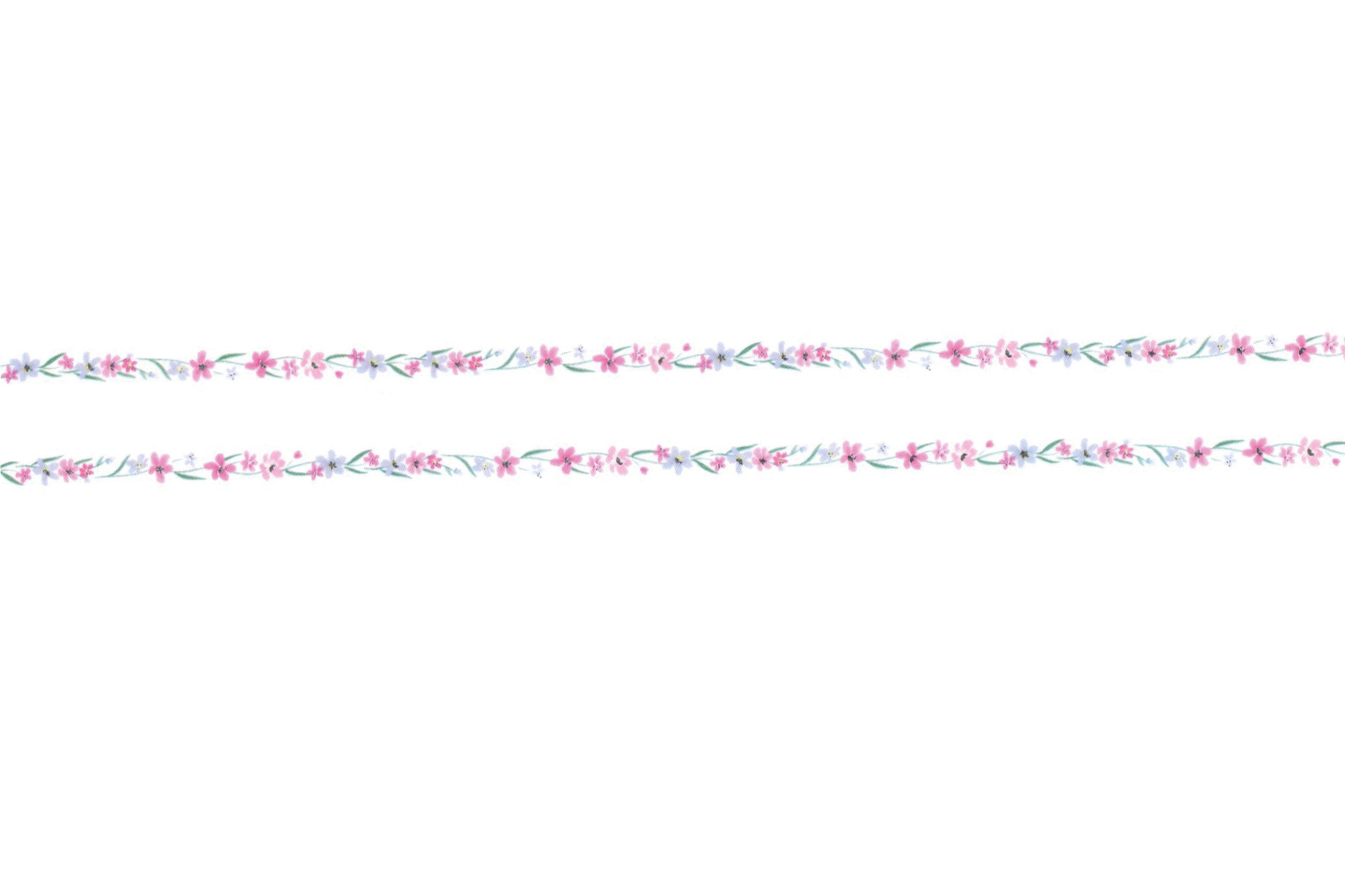 papersisters_Washi_Silver_Flower_Line