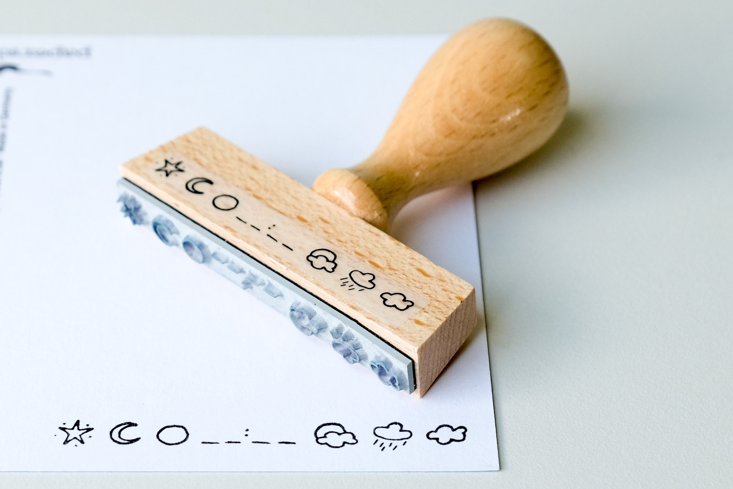 papersisters-Nachtwetter-Stempel Night Weather