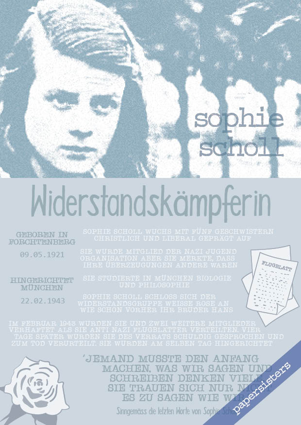 Sophie Scholl  * Frauen *